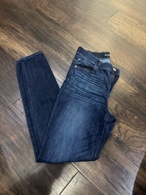 Express Legging High Rise Dark Blue Jeans